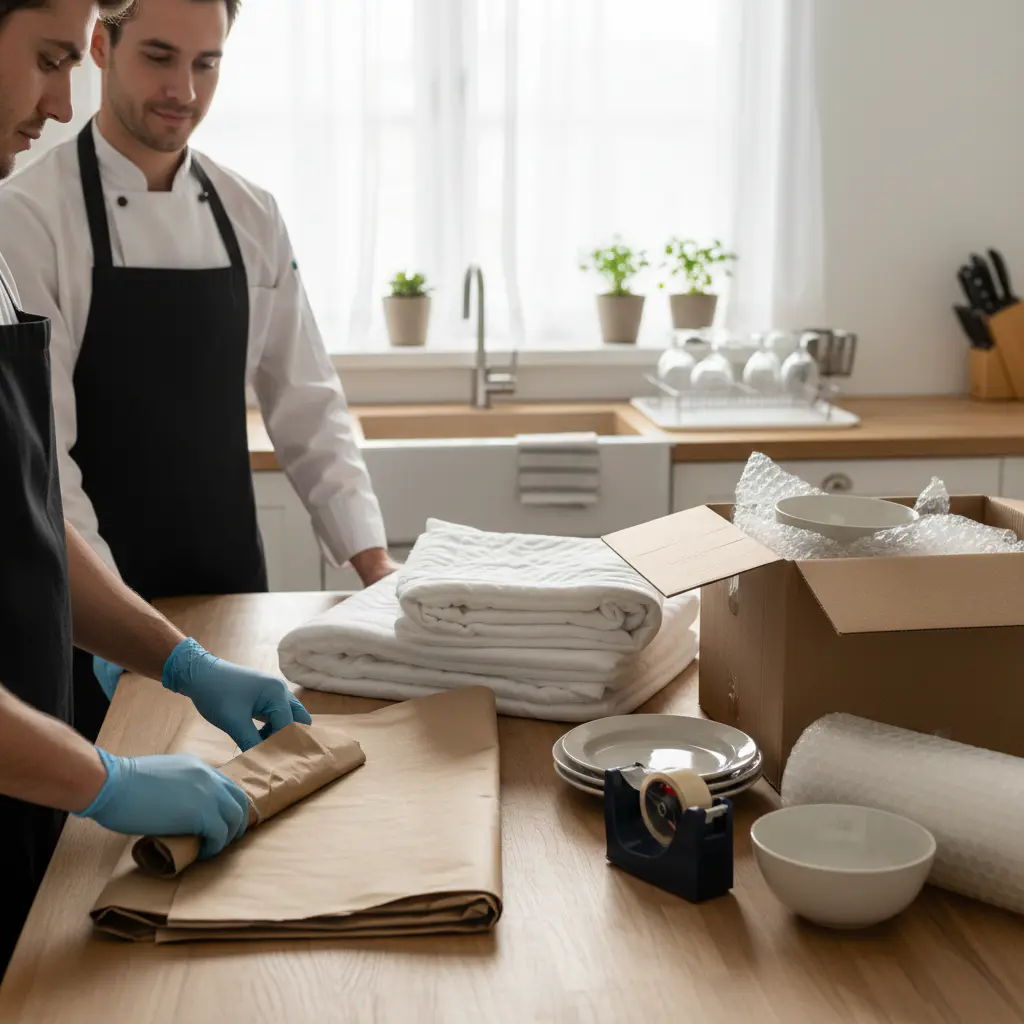 Kitchen safety and packing