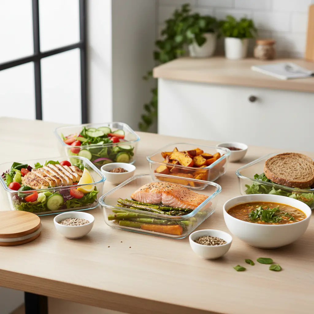 Selecting healthy meals online